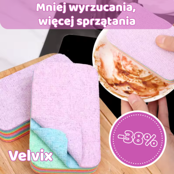 Velvix - Zestaw Tęczowych Gąbek Warstwowych - obrazek 4